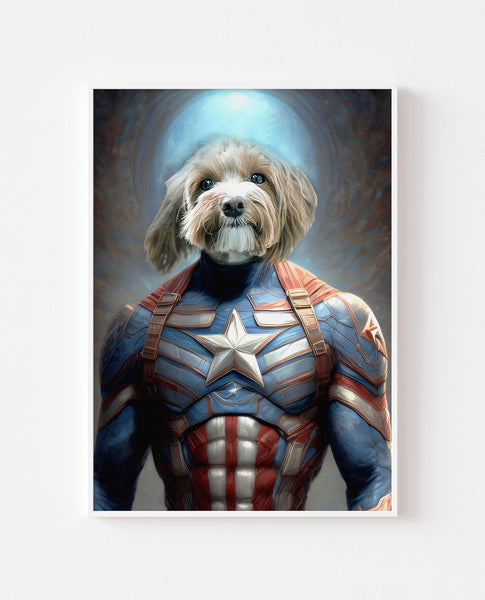 The Patriot Custom Pet Pawtrait