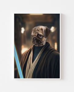 The Obi Wan Kenobi Costume Star Wars Pet Portrait