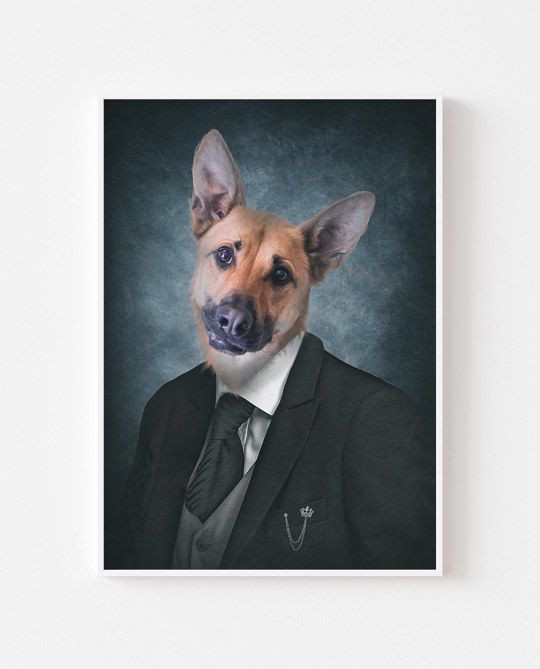 The Smart Gentleman Custom Pet Pawtrait